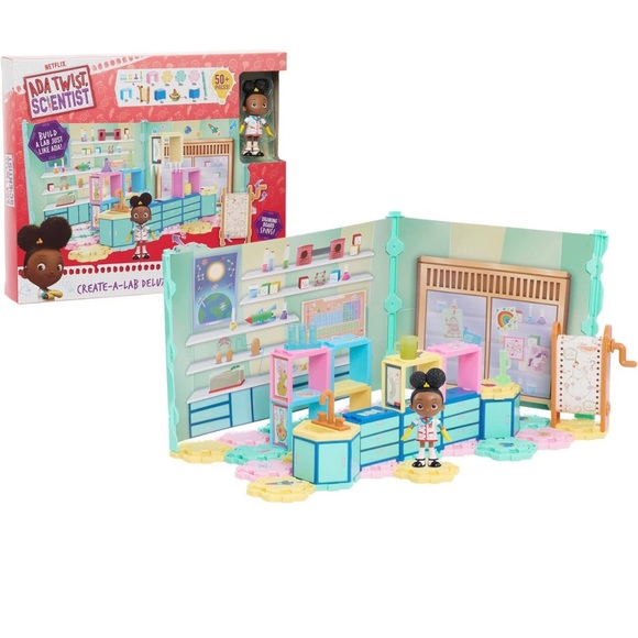 Just Play Ada Twist Deluxe Create-A-Lab Playset, STEM Toy Figures and Play-set. - Picture 2 of 9
